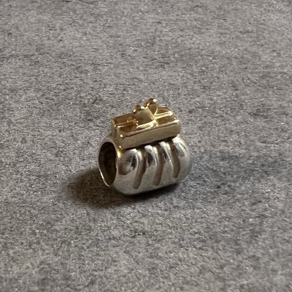 Pandora 14k 585 and Sterling Silver Clutch PurseCharm Retired